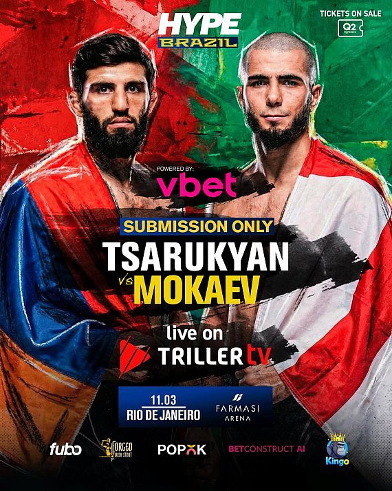 Arman Tsarukyan i Muhammad Mokaev zmierzą się w walce grapplingowej