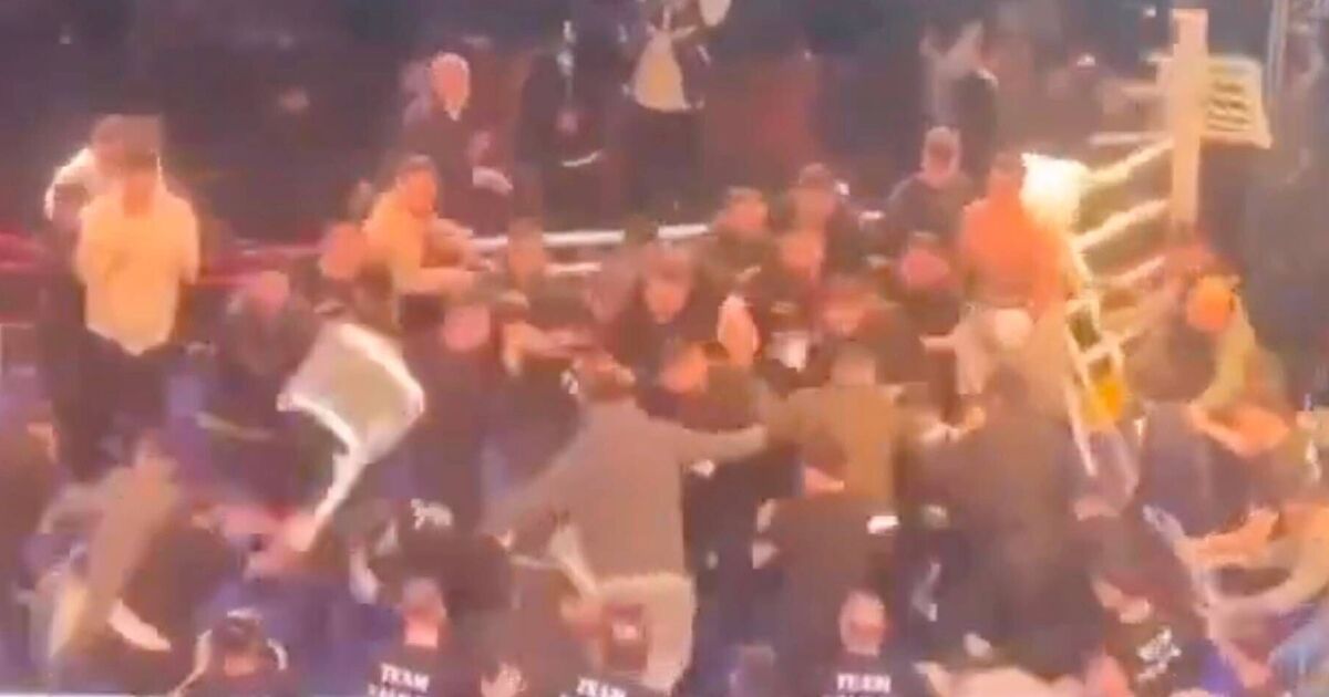 Skandal na gali bokserskiej w Turcji: Masowa bijatyka w ringu i trener w szpitalu