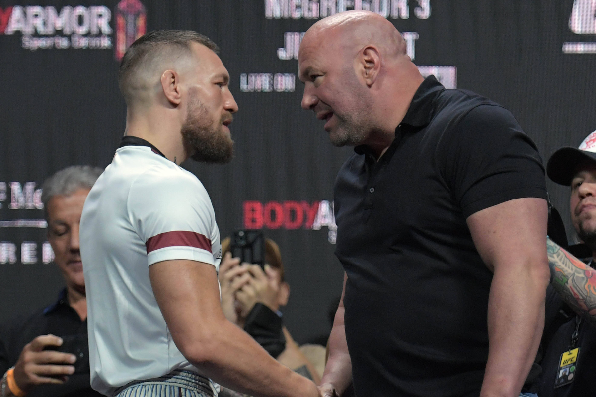 Conor McGregor uderza w Danę White'a. Chodzi o obecność legend na galach UFC