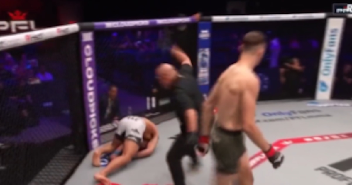 Eoin Sheridan funduje brutalny nokaut roku na gali PFL w Tampie