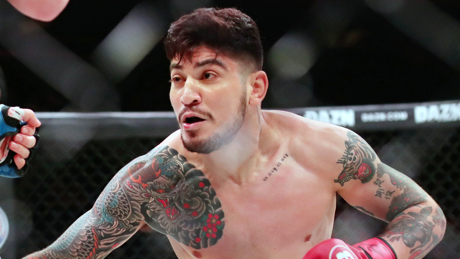 Dillon Danis przegrywa z Colbym Covingtonem w pojedynku wrestlingowym na gali RAF7
