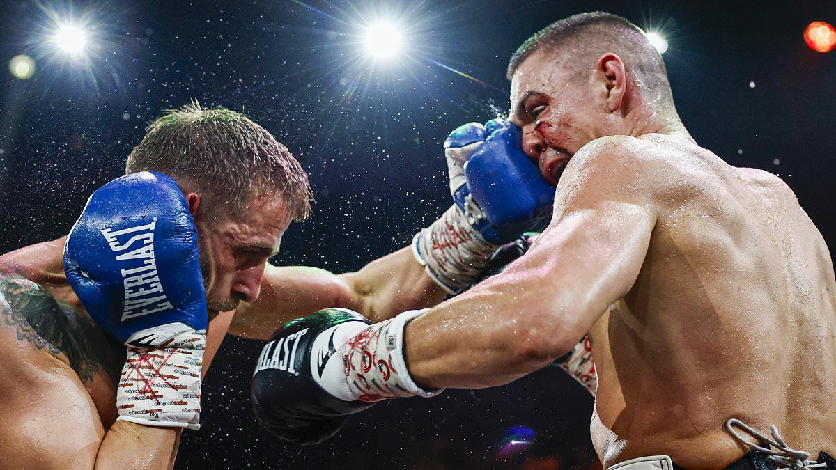 Tim Tszyu wygrywa na punkty pomimo głębokiego cięcia. Jeff Fenech opuszcza walkę przed gongiem