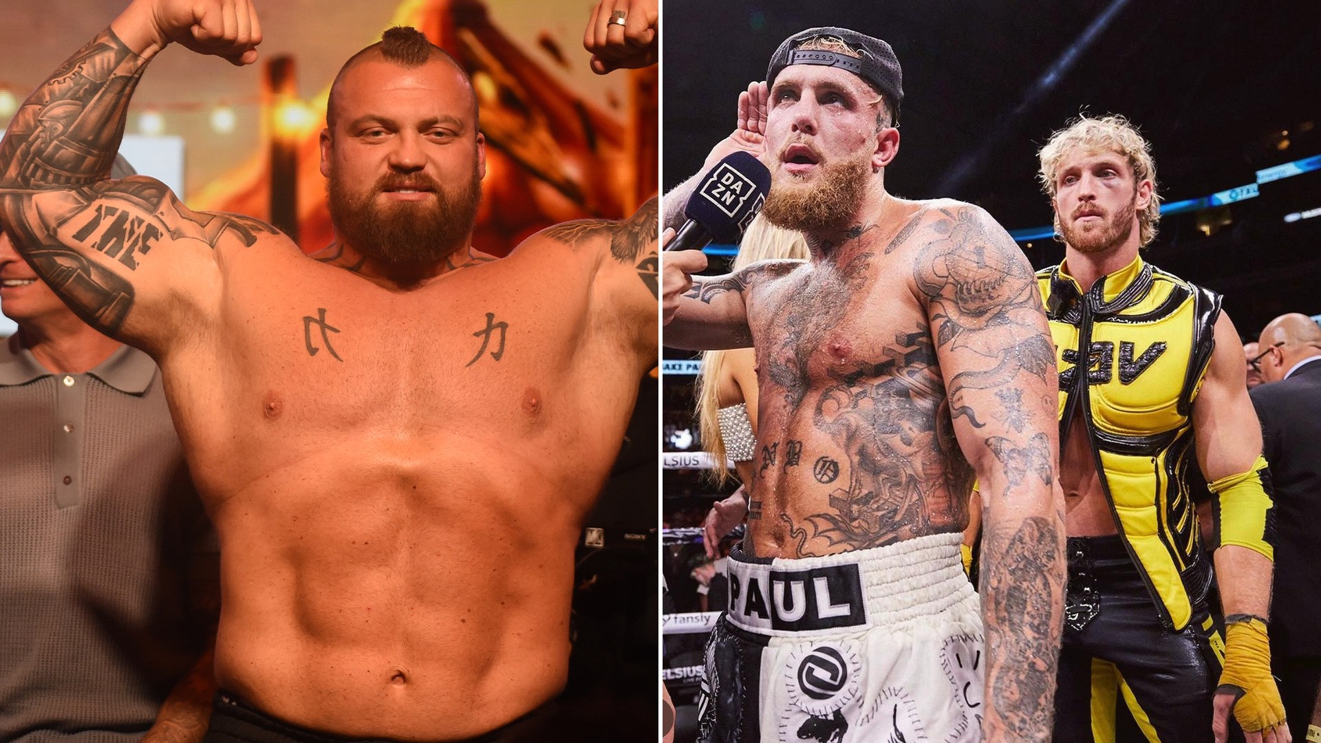 Eddie Hall wyzywa Jake’a i Logana Paula na szalony pojedynek w klatce MMA