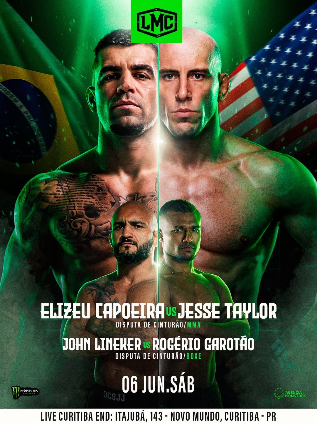 Elizeu Capoeira Zaleski powraca do Brazylii. Walka o pas na gali LMC w Kurytybie