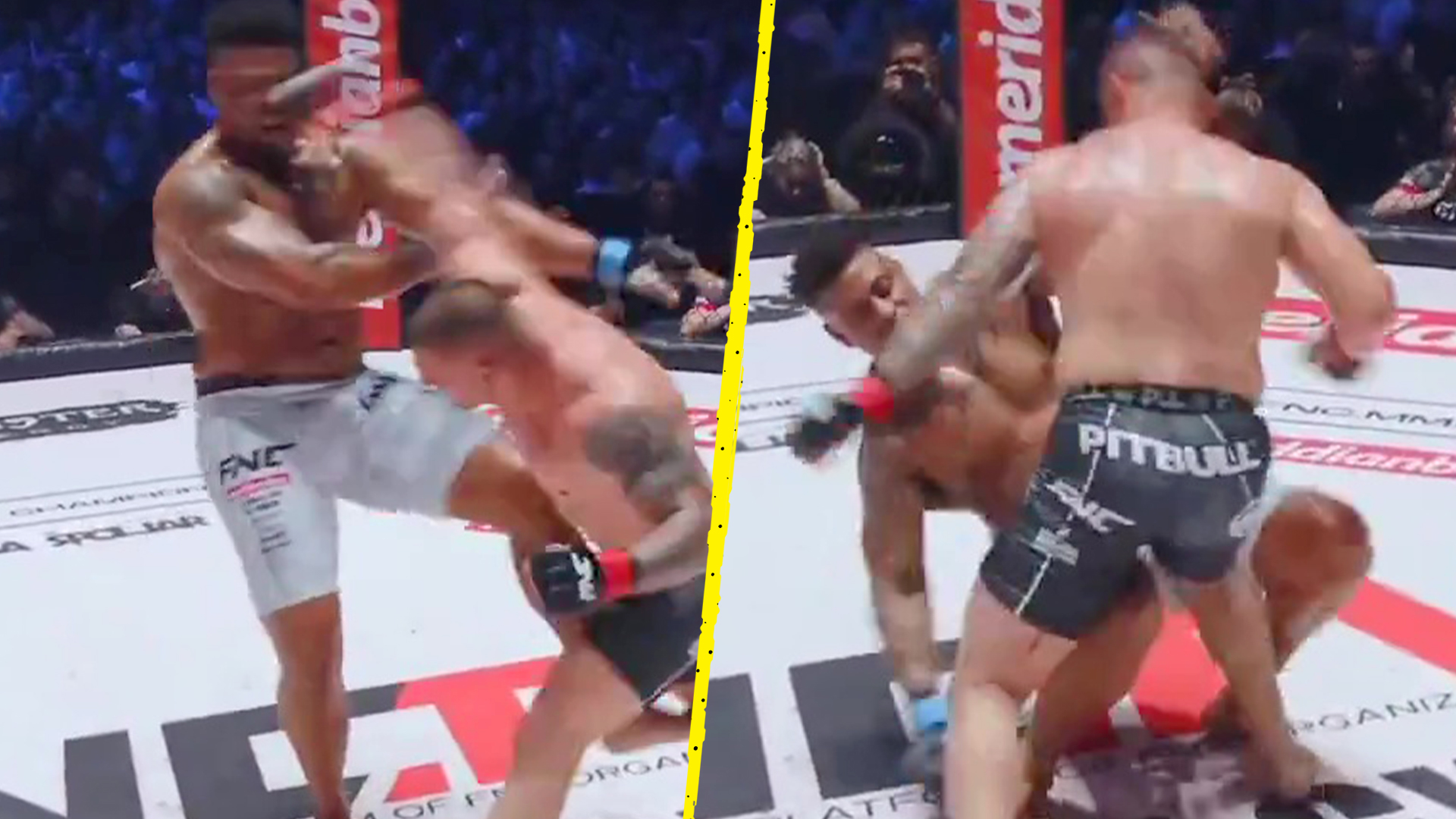 Ex-NFL star suffers vicious KO loss in MMA fight after missing weight by 25lbs