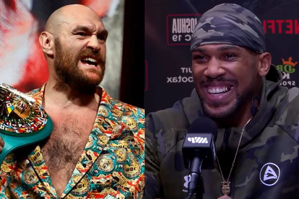 Anthony Joshua w trybie obserwatora podczas walki Tysona Fury'ego