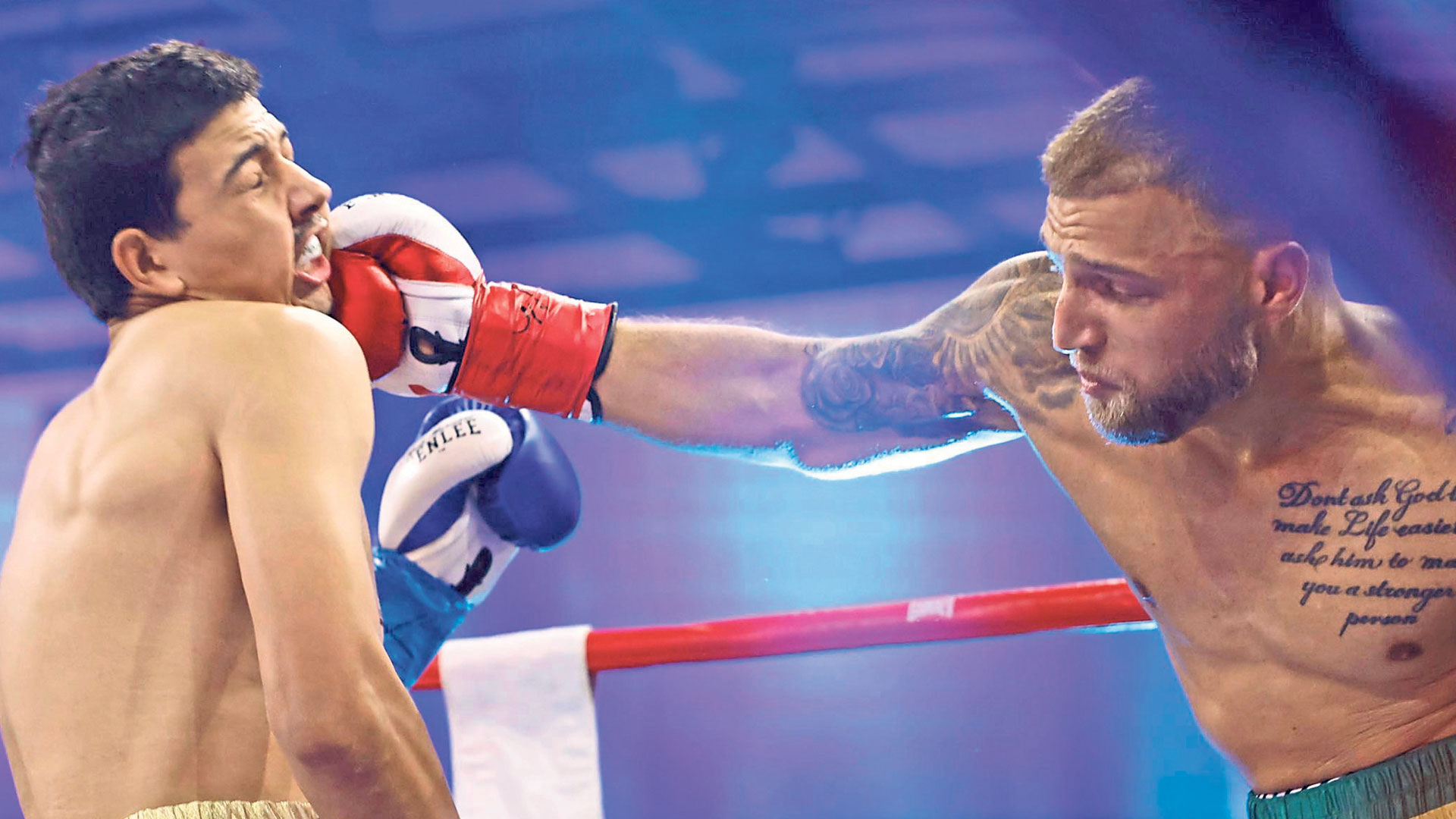 Filip Pavlovic dwukrotnie posyła na deski Luisa Pinedę, ale walka Misfits Boxing vs Fame Fighting trwa pełen dystans