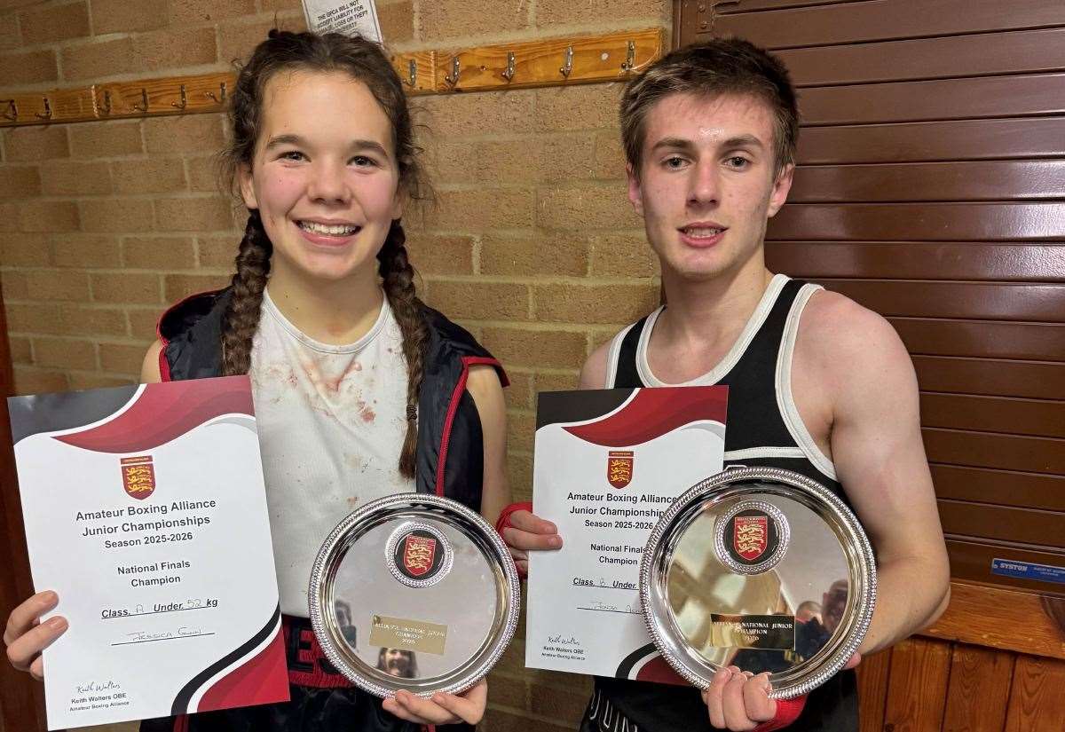 Jonjo Ackleton i Jessica Gunn z Leo's Lions Boxing Club mistrzami narodowymi Amateur Boxing Alliance