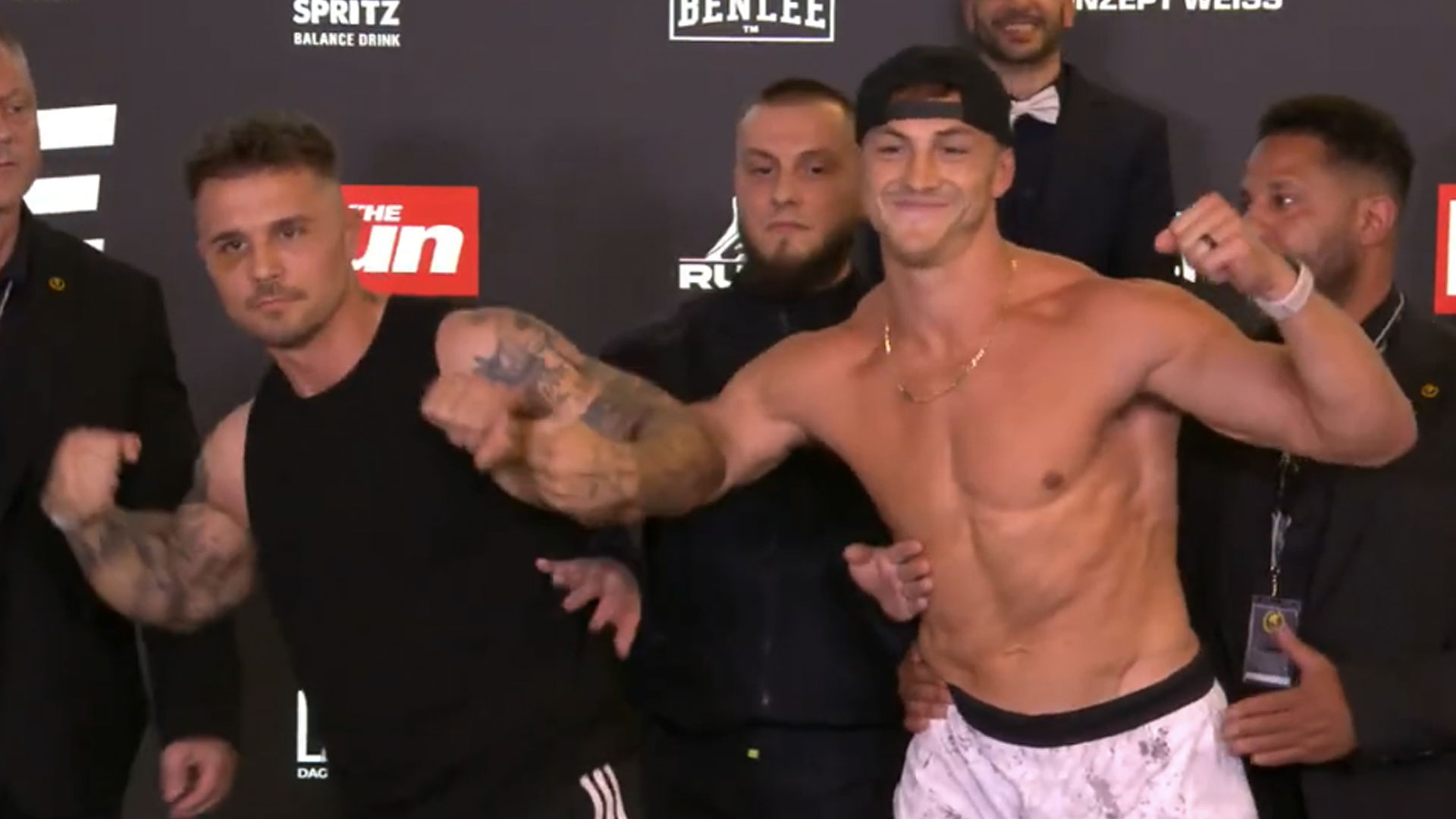 Josh Brueckner i Tobias Pietrek o krok od bójki na ważeniu przed Fame Fighting vs Misfits