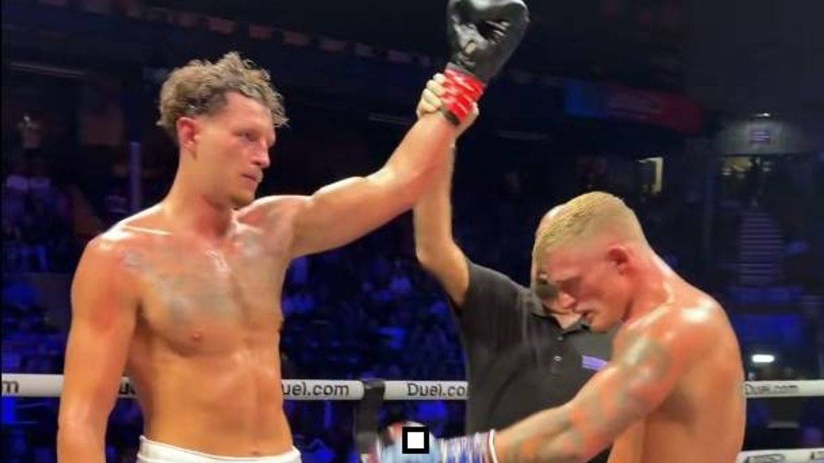 Brat piłkarza Elliota Andersona zwycięża na gali Misfits Boxing