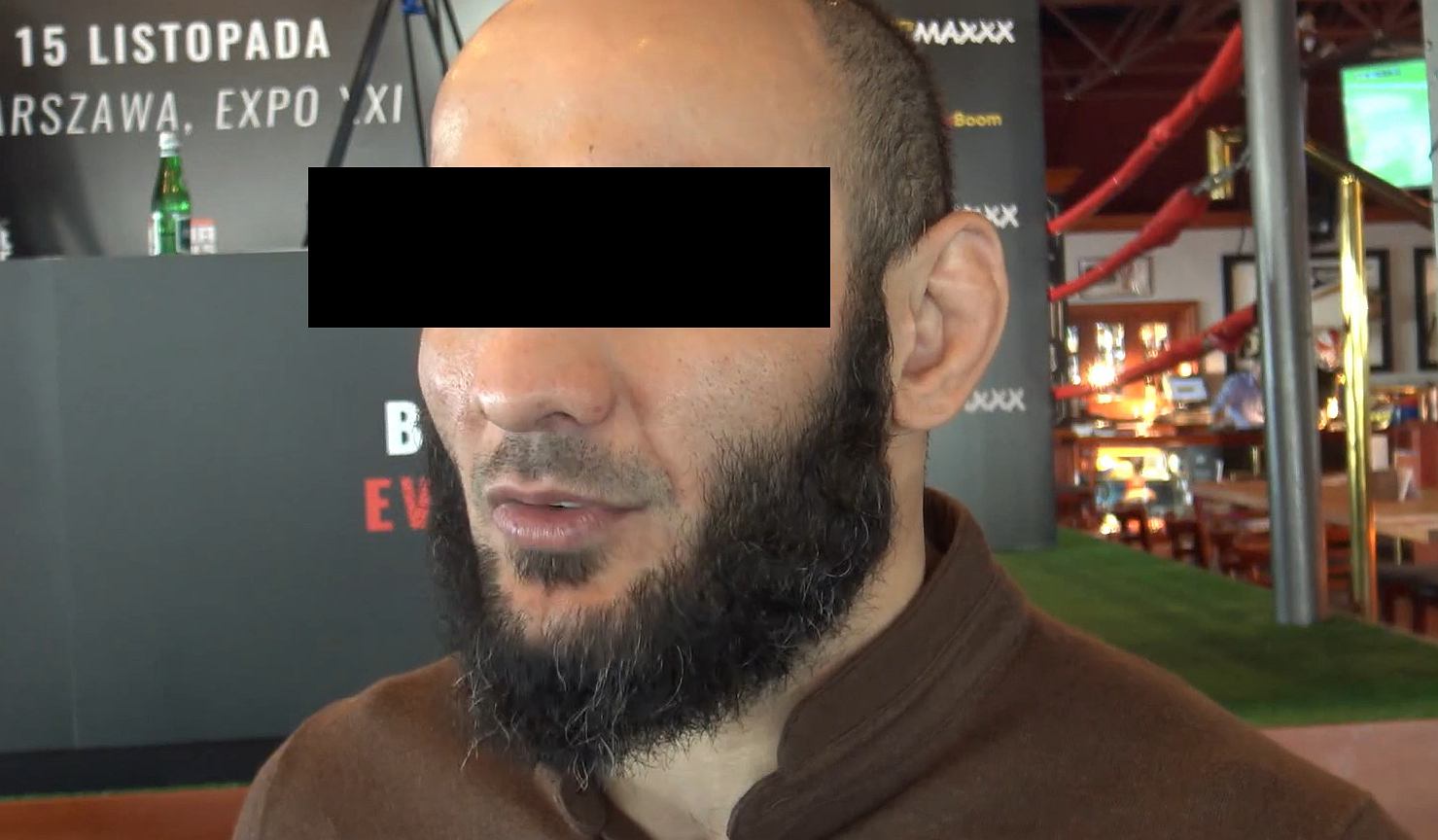 Były mistrz KSW Asłambiek S. zatrzymany przez policję i ABW w Warszawie