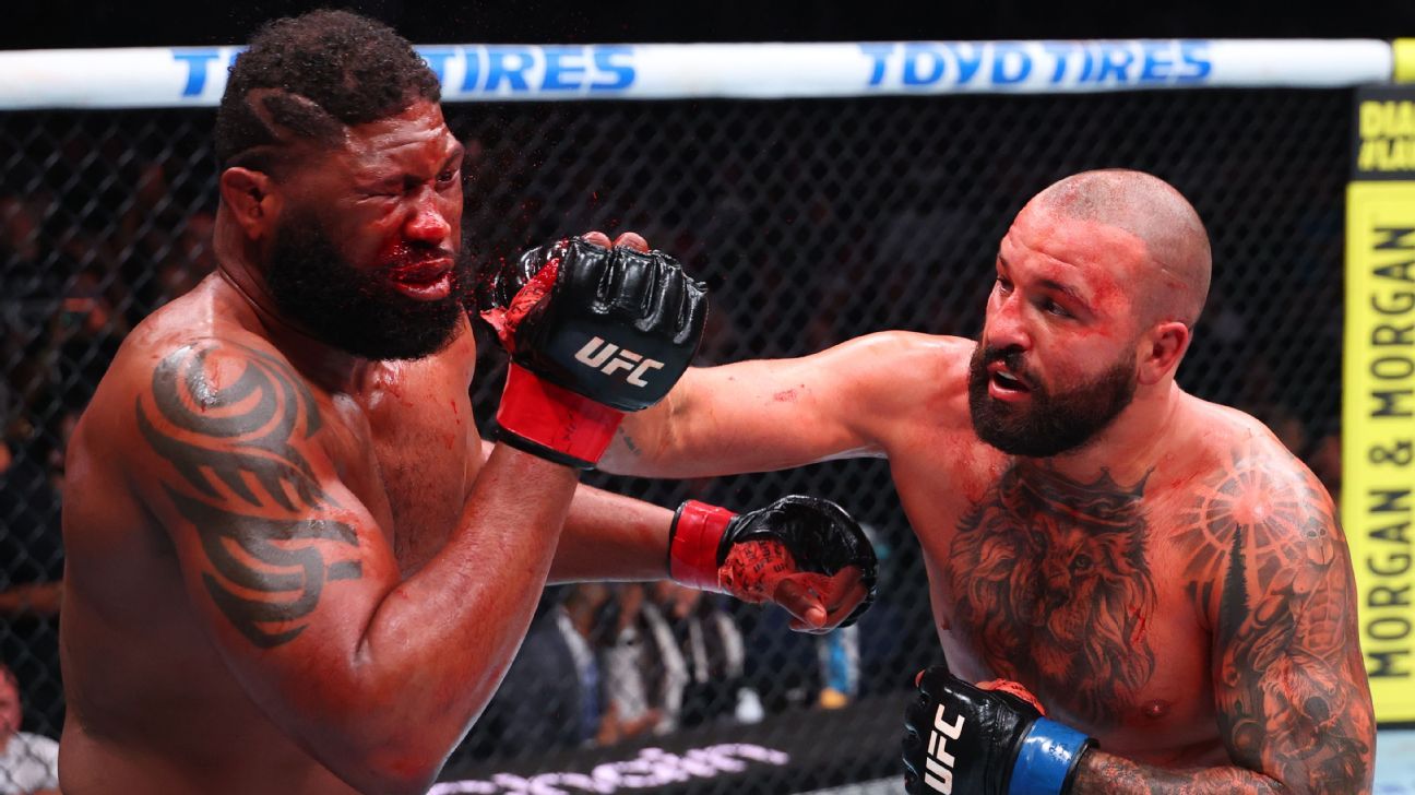 Curtis Blaydes vs. Josh Hokit podbija UFC 327. Reakcje świata MMA po walce wieczoru