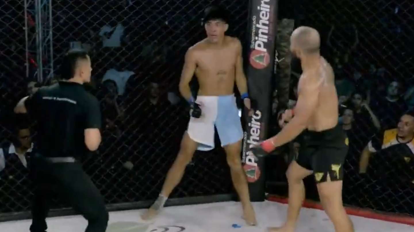 Kontrowersyjna interwencja sędziego na gali Acesso MMA. Zawodnik znokautowany dwukrotnie