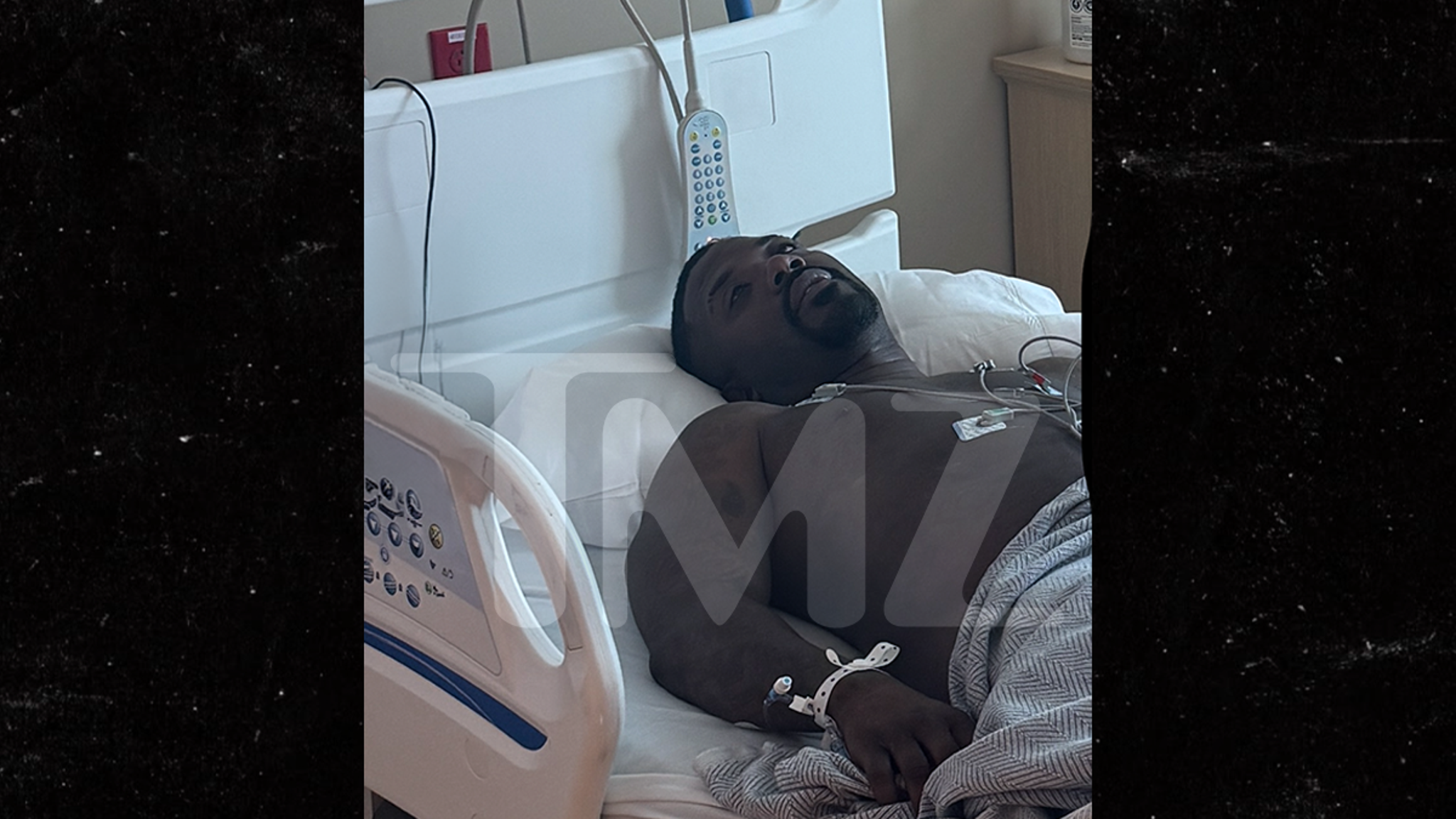 New Photos Show Ray J In Hospital After Being Knocked Out By Supa Hot Fire