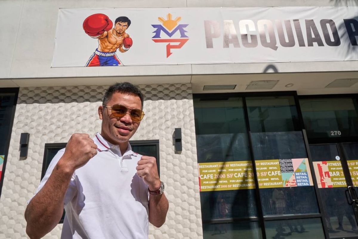 Manny Pacquiao przejmuje dawną salę treningową Floyda Mayweathera