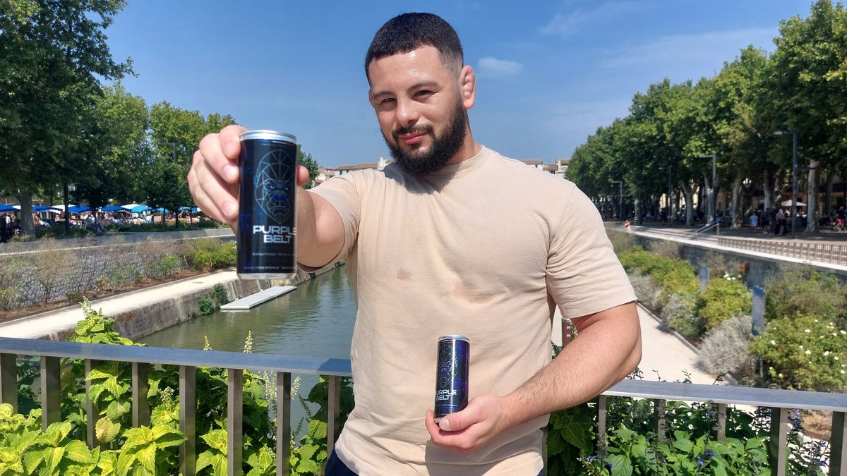 Allan Taïbi, zawodnik MMA i BJJ, debiutuje w branży napojów energetycznych