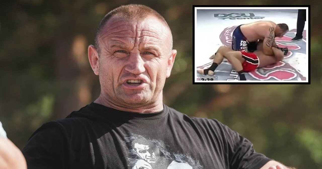 Mariusz Pudzianowski przyjął wyzwanie i wygrał walkę przed czasem