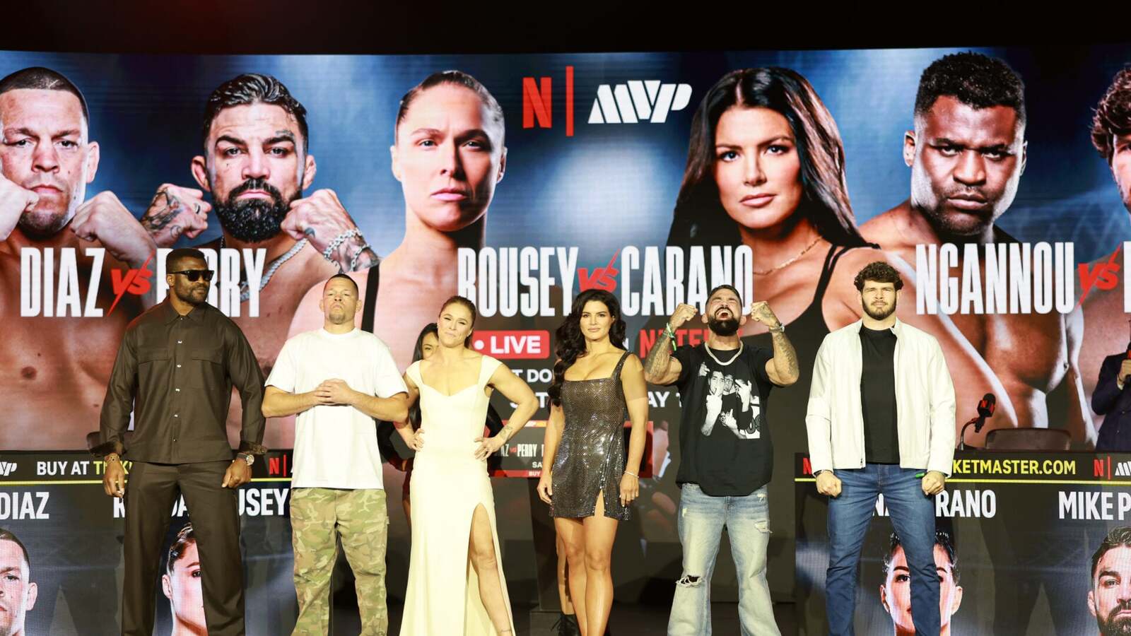 Ronda Rousey, Gina Carano i Nate Diaz na wspólnej charytatywnej gali MMA