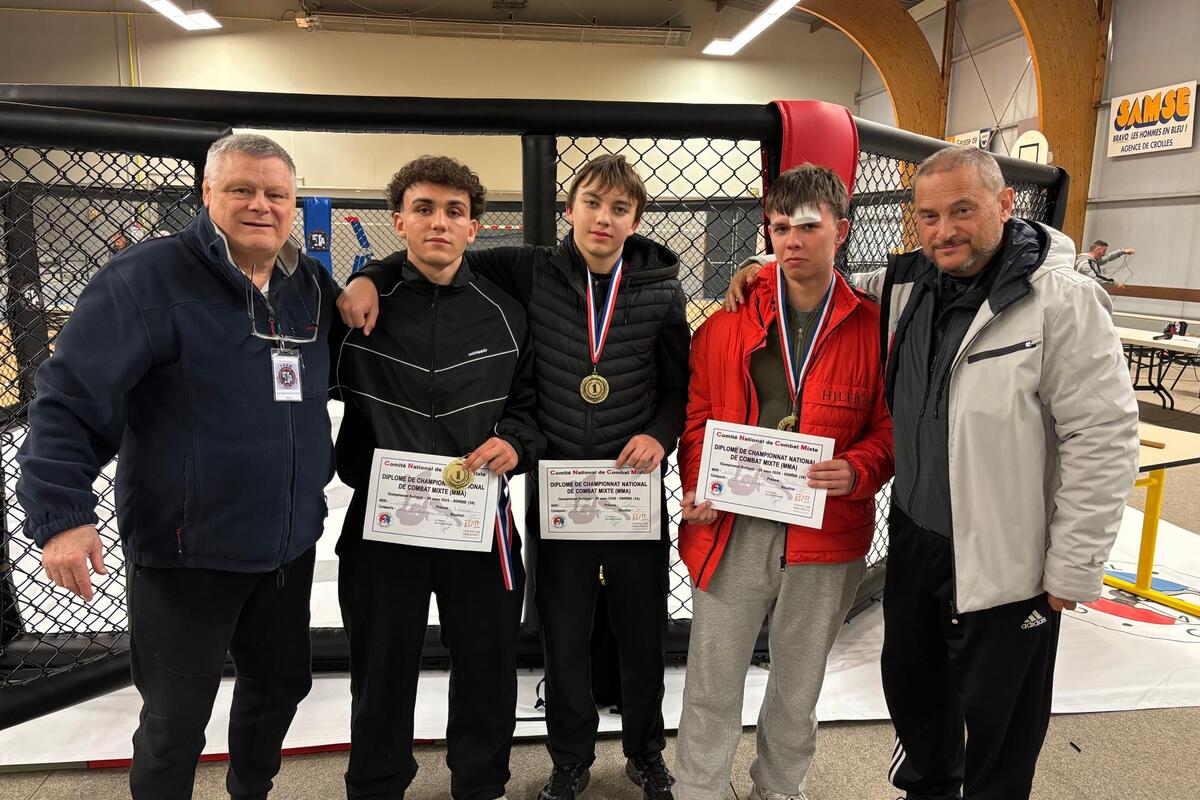 Roquebrune: Trzech mistrzów Francji dla klubu Mochizuki w MMA
