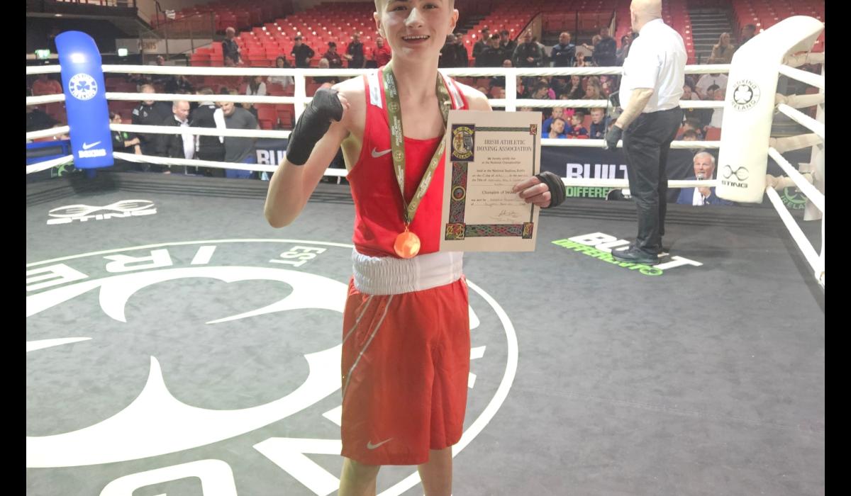 Andrew Nugent zdobywa drugi tytuł mistrza Irlandii w boksie młodzieżowym