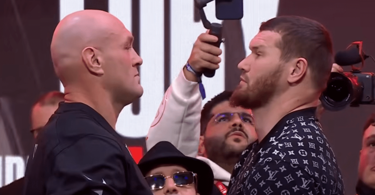 Tyson Fury i Arslanbek Makhmudov po ważeniu: Łącznie ponad 240 kg przed walką w Londynie
