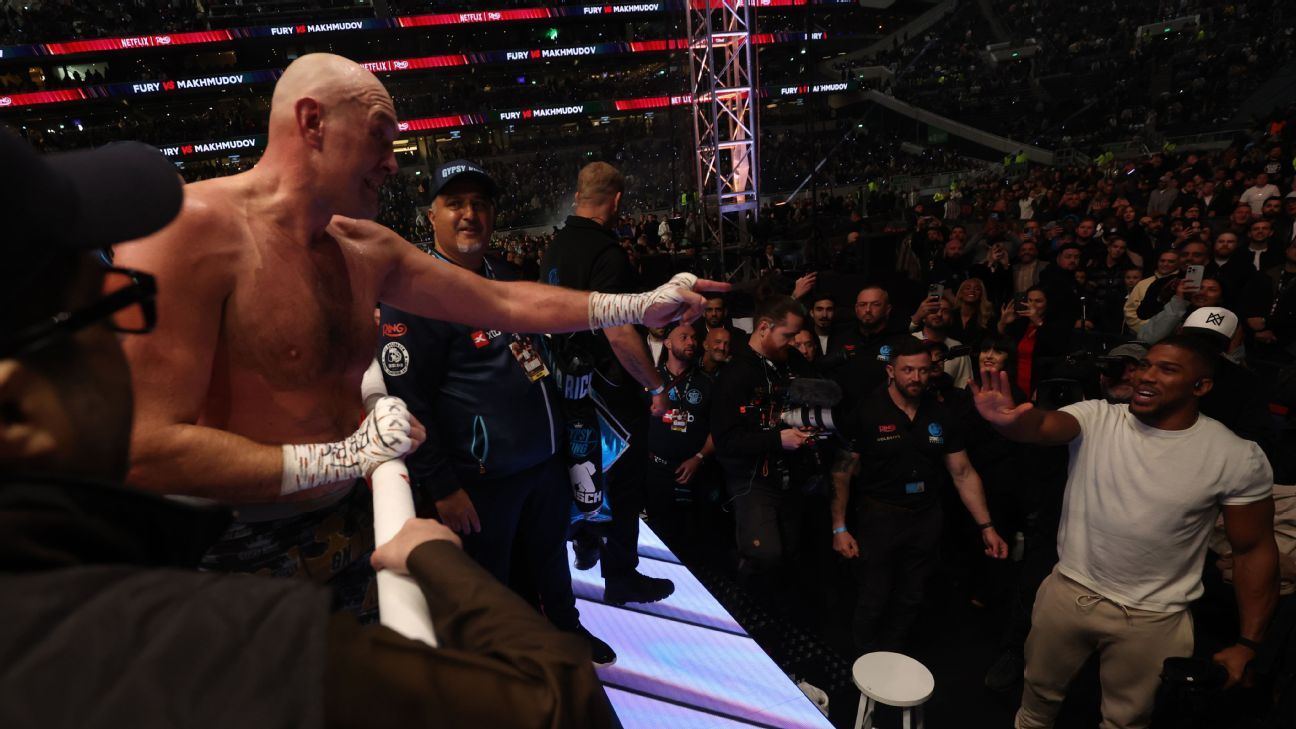 Tyson Fury chce tylko walki z Anthonym Joshuą. Inaczej grozi zakończeniem kariery