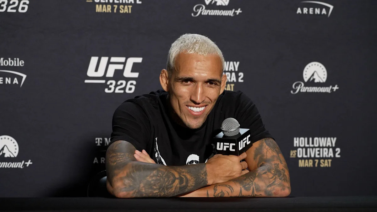 Charles Oliveira planuje powrót na szczyt wagi lekkiej po walce o pas BMF na UFC 326